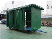 雨篷式平板拖车
